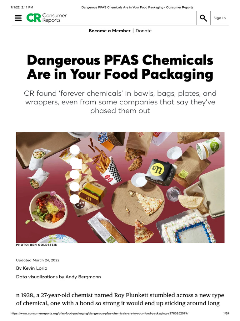Dangerous PFAS Chemicals Are in Your Food Packaging Consumer Reports