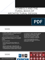 Signs, Symbols and The Cultural Basis of Architectural Design