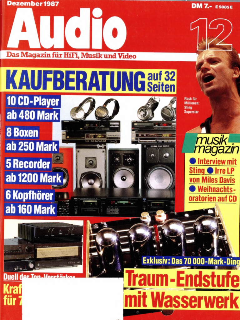 738ight Audio 1987 Heft 12 | PDF