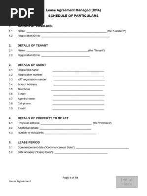 Lease Agreement