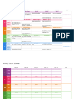 Fay English Weekly Planner 1