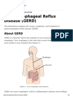 Gastroesophageal Reflux Disease Gerd