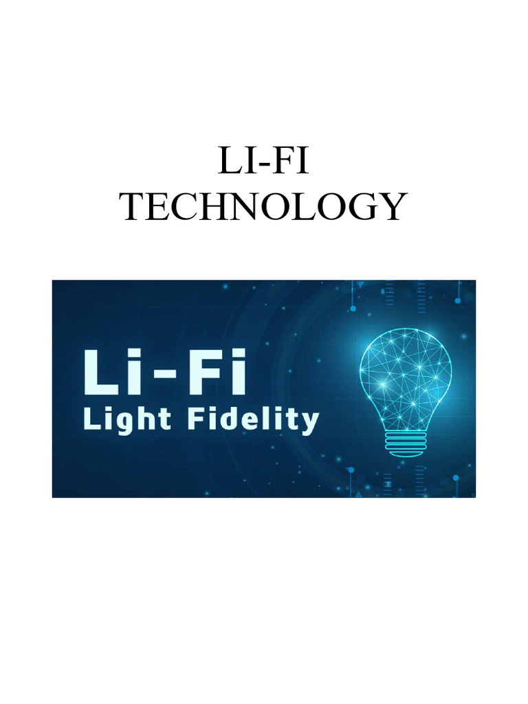Li-Fi intelligence overview