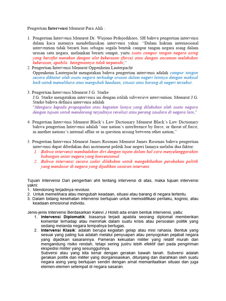 Definisi dan Tujuan Intervensi | PDF