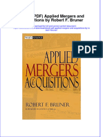 Applied Mergers and Acquisitions by Robert F Bruner Full Chapter