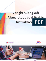 Langkah-Langkah Mencipta Jadual Waktu Instruksional