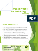 Green Finance Products and Technology by Arjunan K S