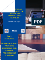 2.introduction To Programme, Budgeting and Strategic Procurement Planning