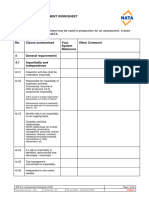 ISO - IEC 17020 Assessment Worksheet