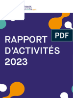 UNESS - Rapport D'activités 2023