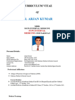 Arjan Kumar Detail CV 05 Feb, 2017