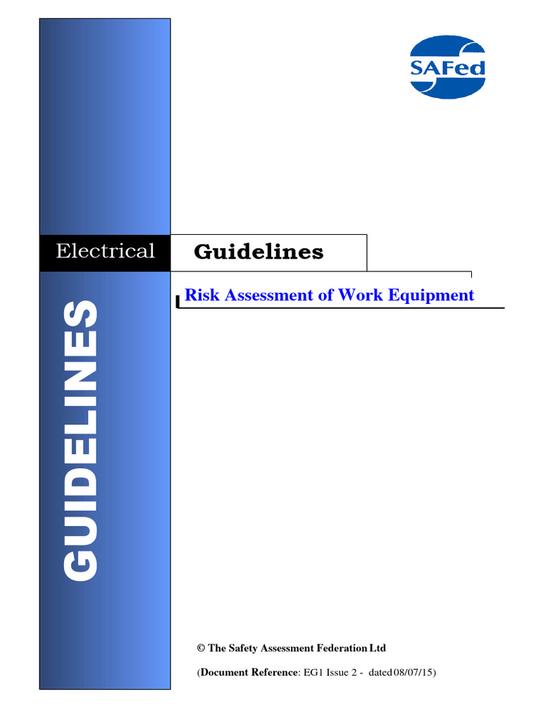 Electrical Safety Risk Assessment Guidelines | PDF | Risk | Safety