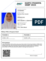 Kartu Peserta SNBP 2024: 424685861 Kartika Putri Andini 0064652161 Sma Negeri 1 Lebakwangi Kab. Kuningan Prov. Jawa Barat