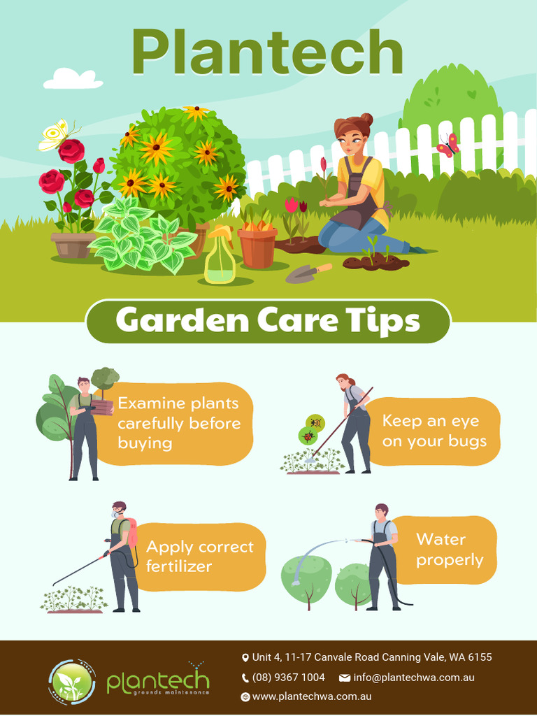 Garden Care Tips from Plantech | PDF