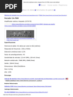 Manual Del Amplificador Estéreo Integra... Sher CA-7000 - Motor de Alta Fidelidad