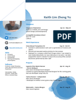 Keith Lim Zheng Yu Resume 1