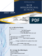 STD 2 GK II Semester Practice Paper