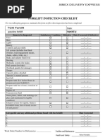 TCM Forklift Inspection Checklist