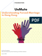 Time To UnMute - Understanding Forced Marriage in Hong Kong