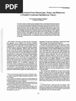 Forming Impressions From Stereotypes, Traits, and Behaviors: A Parallel-Constraint-Satisfaction Theory