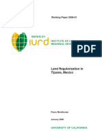 Land Regularization in Tijuana, Mexico