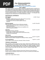 Muhammad Abdullah - Resume