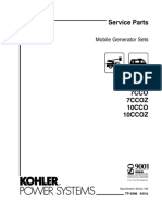 Kohler 7kw 7CCO Generator Parts