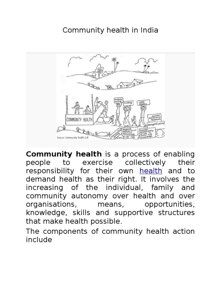 Community Health Initiatives in India | PDF | Self-Improvement