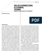 The Challenge of Connecting Informal and Formal Property Systems - Some Reflections Based On The Case of Ta