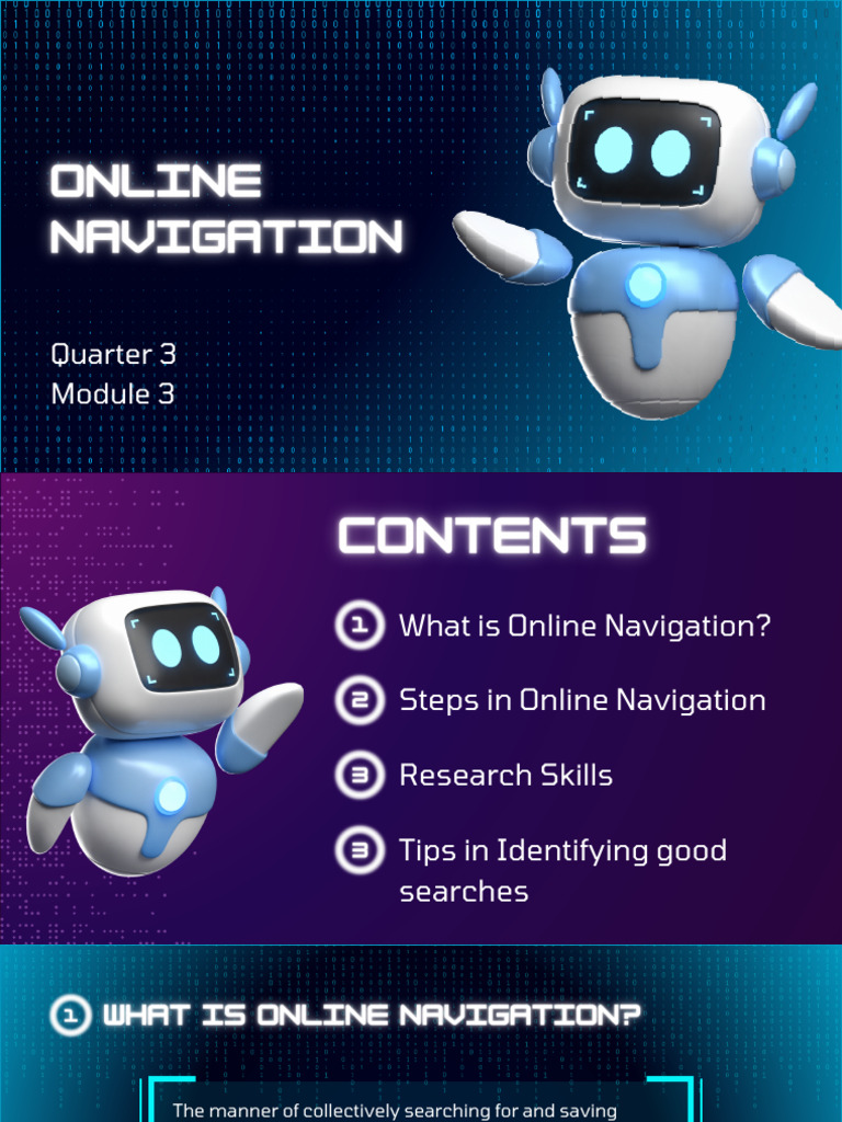 Steps in Online Navigation Techniques | PDF | Smartphone | Information