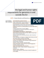 Analaysis of Legal and Human Rights Requirements