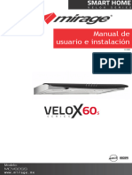 Manual de Usuario e Instalacin Mirage Velox 60S Slim