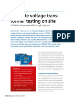 VOTANO 100 Article Accurate Voltage Transformer Testing On Site OMICRON Magazine 2015 ENU