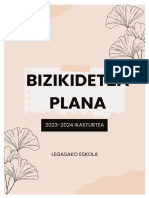 Bizikidetza Plana 2023-2024