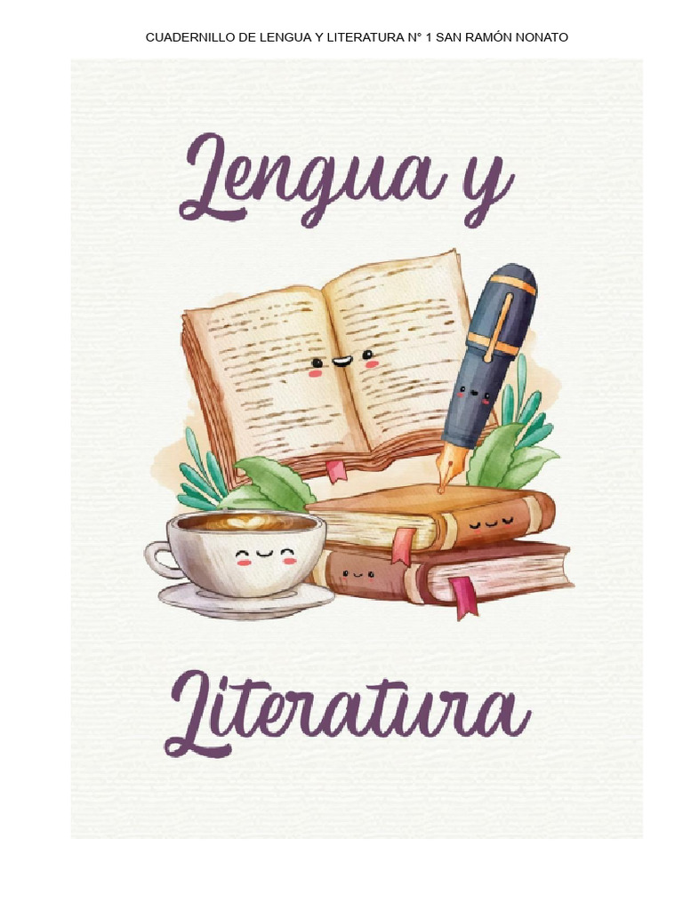 Cuadernillo de Lengua y Literatura 1 | PDF | Sustantivo | Palabra