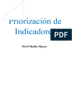 Objetivos y Sus Indicadores Priorización SOLO NIVEL MEDIO MAYOR JENNY MARQUEZ