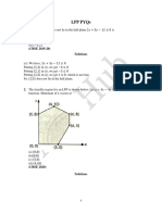 LPP Pyqs: 1. The Point Which Does Not Lie in The Half Plane