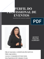 Palestra Perfil Profissional de Eventos .