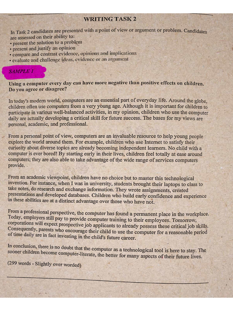 Writing Task 2 Solved | PDF