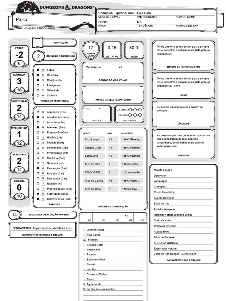 Palito roll20 pdf