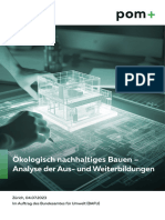 Oekologisch Nachhaltiges Bauen Analyse Der Aus Und Weiterbildungen