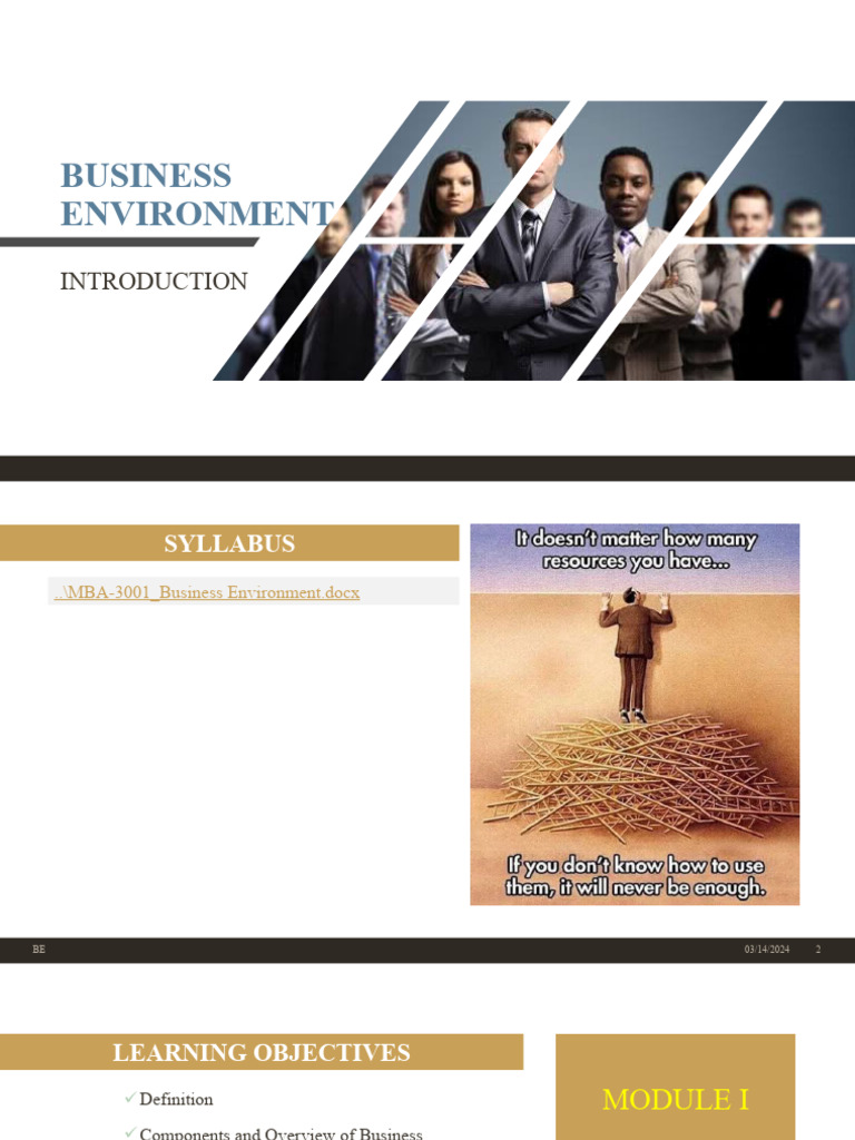 Module I A - Business Environment Introduction | PDF | Monopoly ...