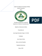 Informe de Algoritmo