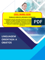 Resolução - (032) 98482-3236 - Roteiro de Aula Prática – Linguagem Orientada a Objetos