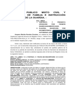 79 MELT ALVAREZ SALVATIERRA Decline Competencia A Juzgado Familiar Con Filiacion