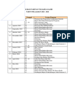 Program Tahunan TK Karya Kasih 2023 - 2024