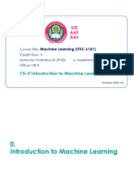 Ch-0 Introduction To Machine Learning
