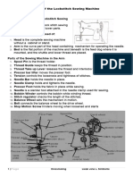 Parts of The Lockstitch Sewing Machine
