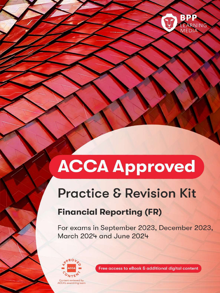 ACCA BPP Practice & Revision kit. All levels. Sep23-Jun24