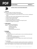 Assignment Module For Chapter 2. Project Selection and Management